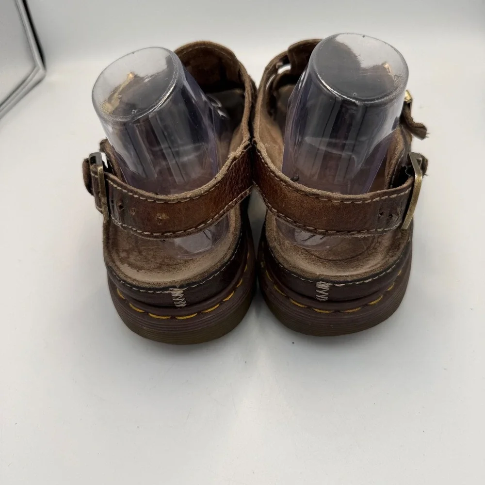 Dr. Martens 8092 Vintage Made in England Brown Leather Fisherman Sandals Mens 10